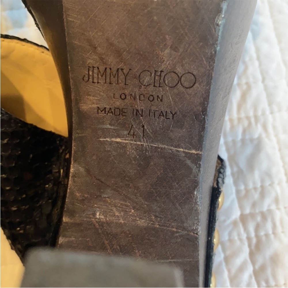 Jimmy Choo authentic snakeskin with studs - Picture 11 of 12